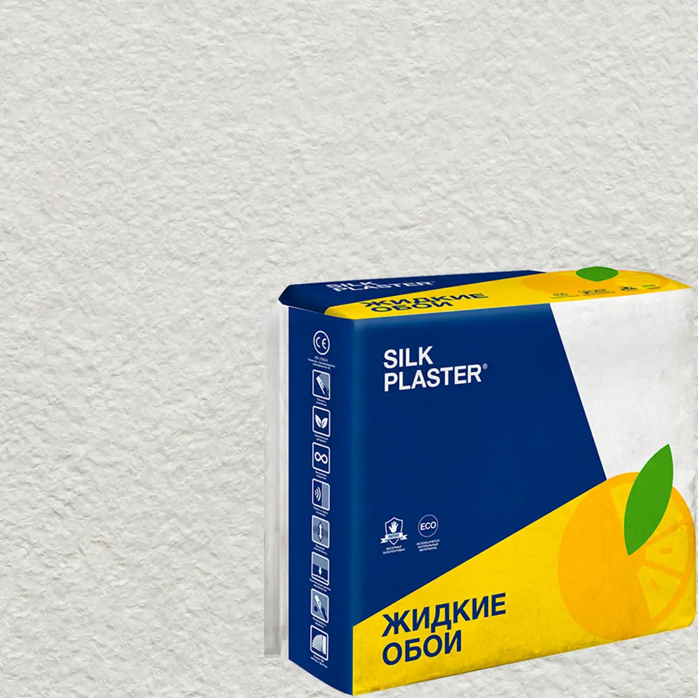 Жидкие обои Silk Plaster Absolute А250 1.1 кг цвет жемчужно-белый 82736045 STLM-2039712 