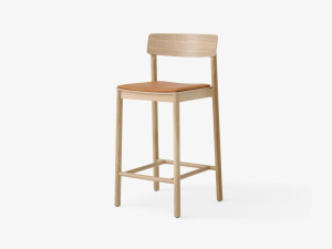 Твердый деревянный кухонный стул с мягким сиденьем