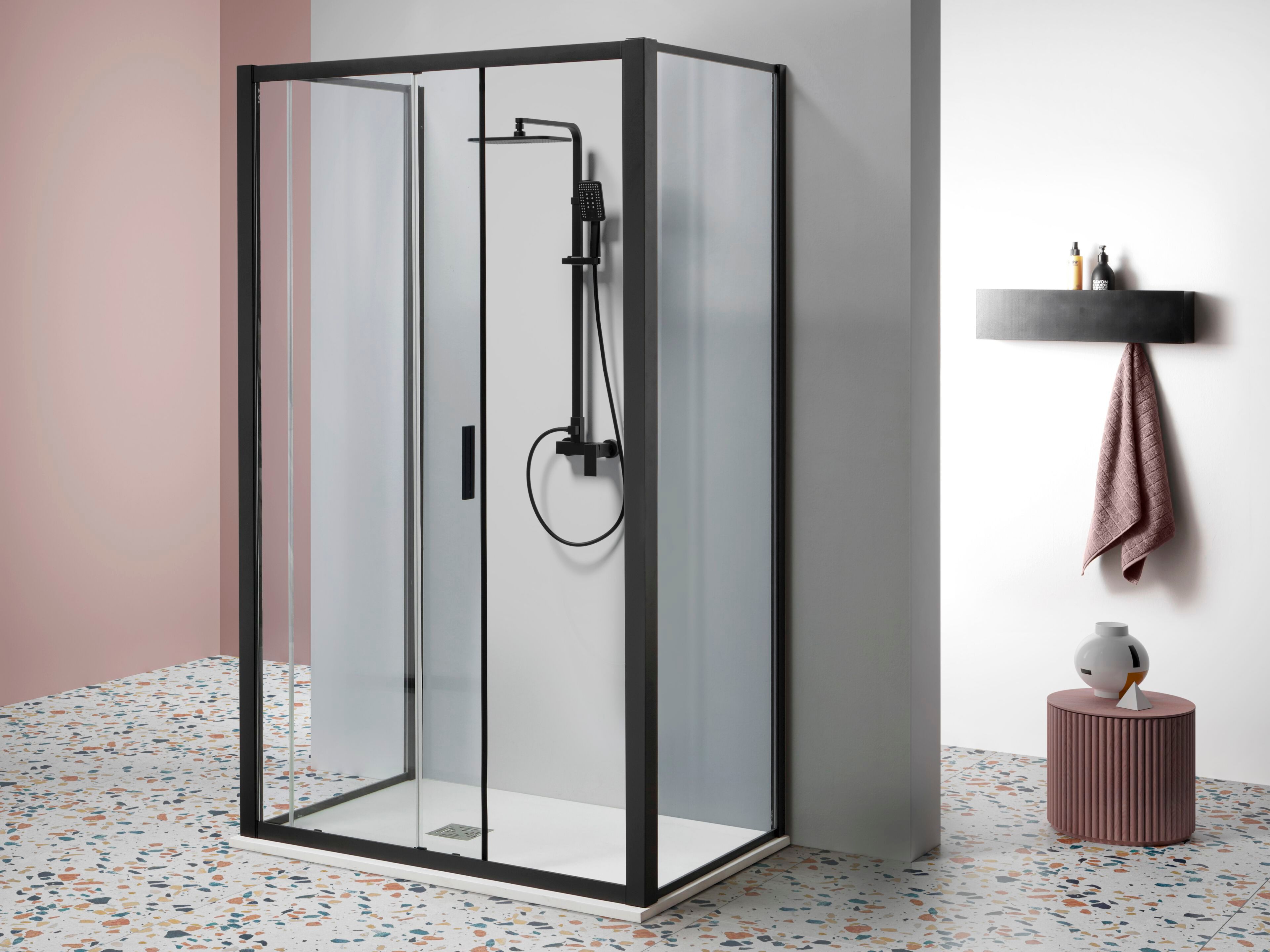 Душевая кабина из алюминия и стекла TAMANACO PSCRAPID ARCH-00006992