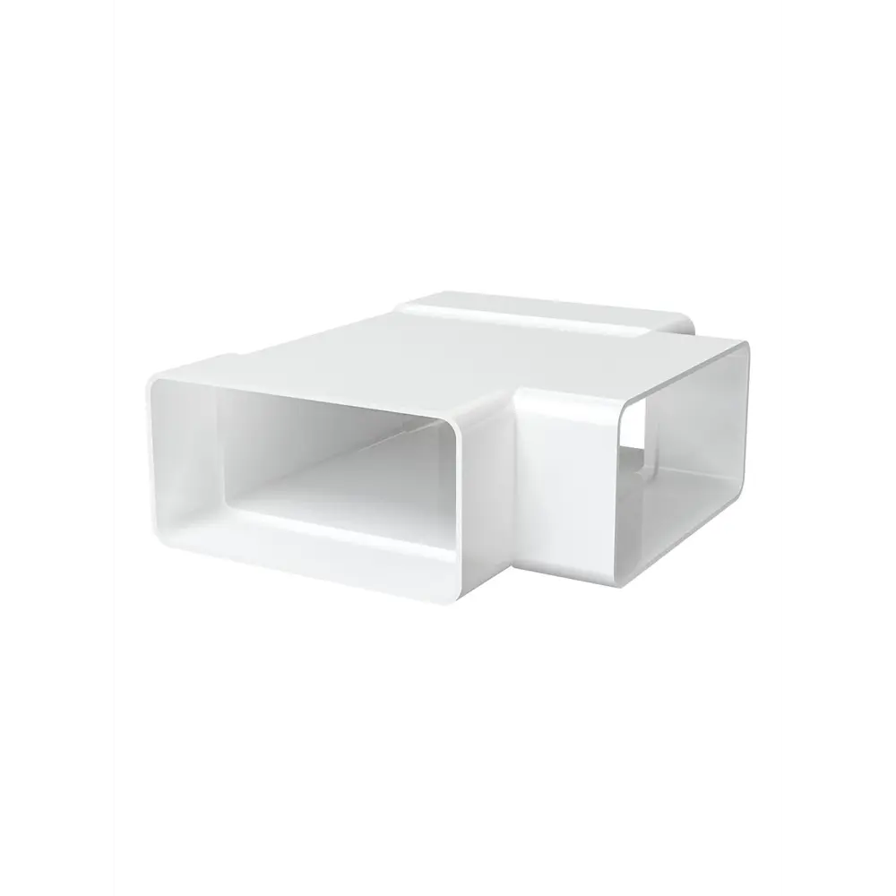 Тройник для плоских воздуховодов Fonet 55x110 мм пластик STLM-2207822 - Вид №2