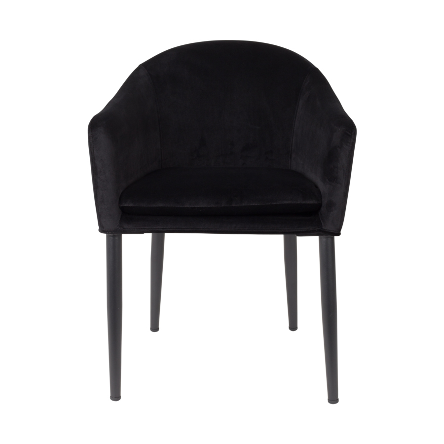 Кресло Catelyn черное White Label Living 1200161 - Вид №2