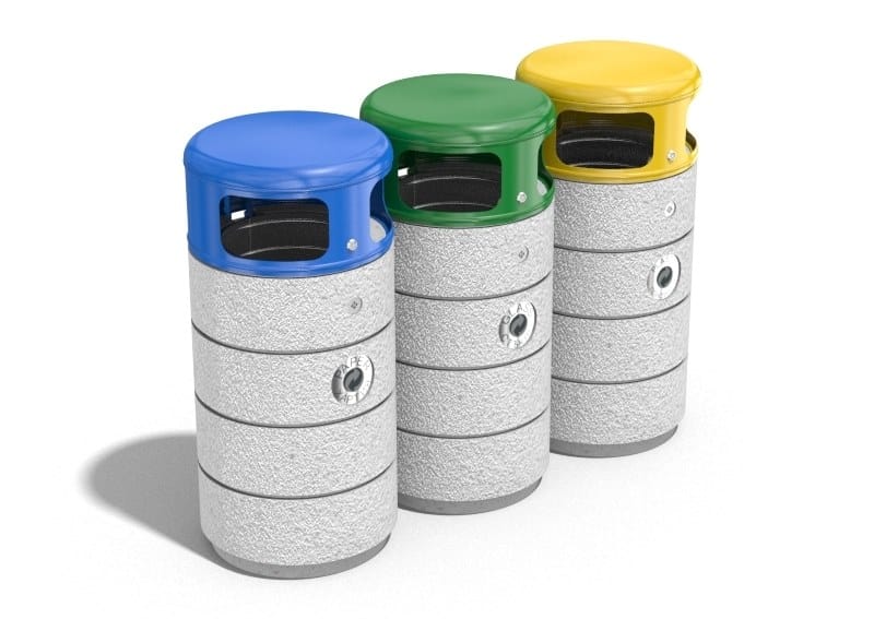 Наружные бетонные стойки для мусора для утилизации отходов ENCHO ENCHEV - ETE 128/235R ARCH-00023143 - Вид №5