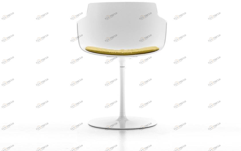 MDF Italia Вращающееся кресло из поликарбоната с подлокотниками Flow sun-id-1465814