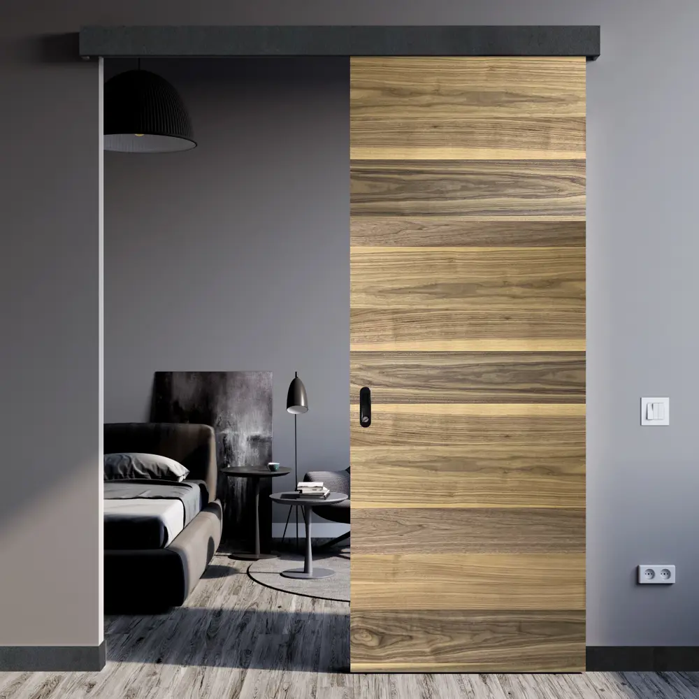 Межкомнатная дверь МАРИО РИОЛИ Loft с натуральным шпоном американский орех 90×200 см 85325430 STLM-0061587 - Вид №6