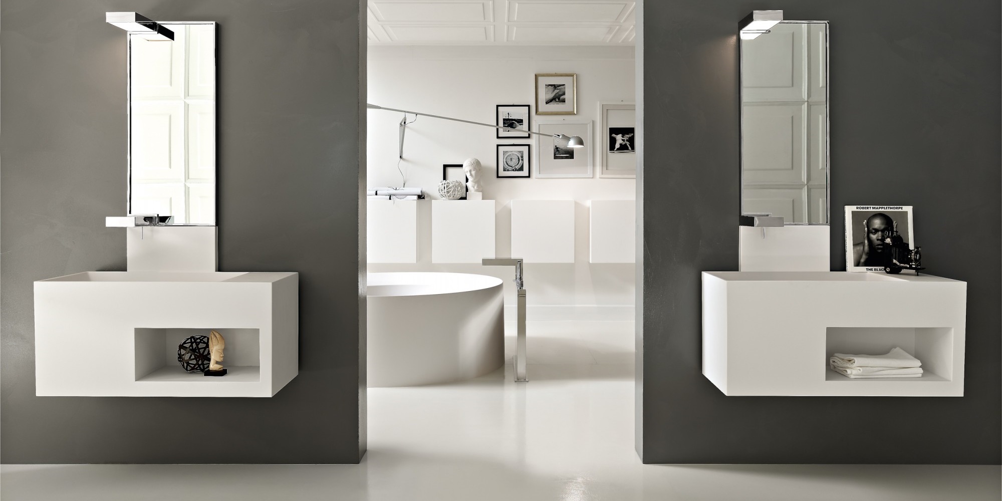 13A53CB Подвесная раковина настенная овальная Toscoquattro  - Вид №1