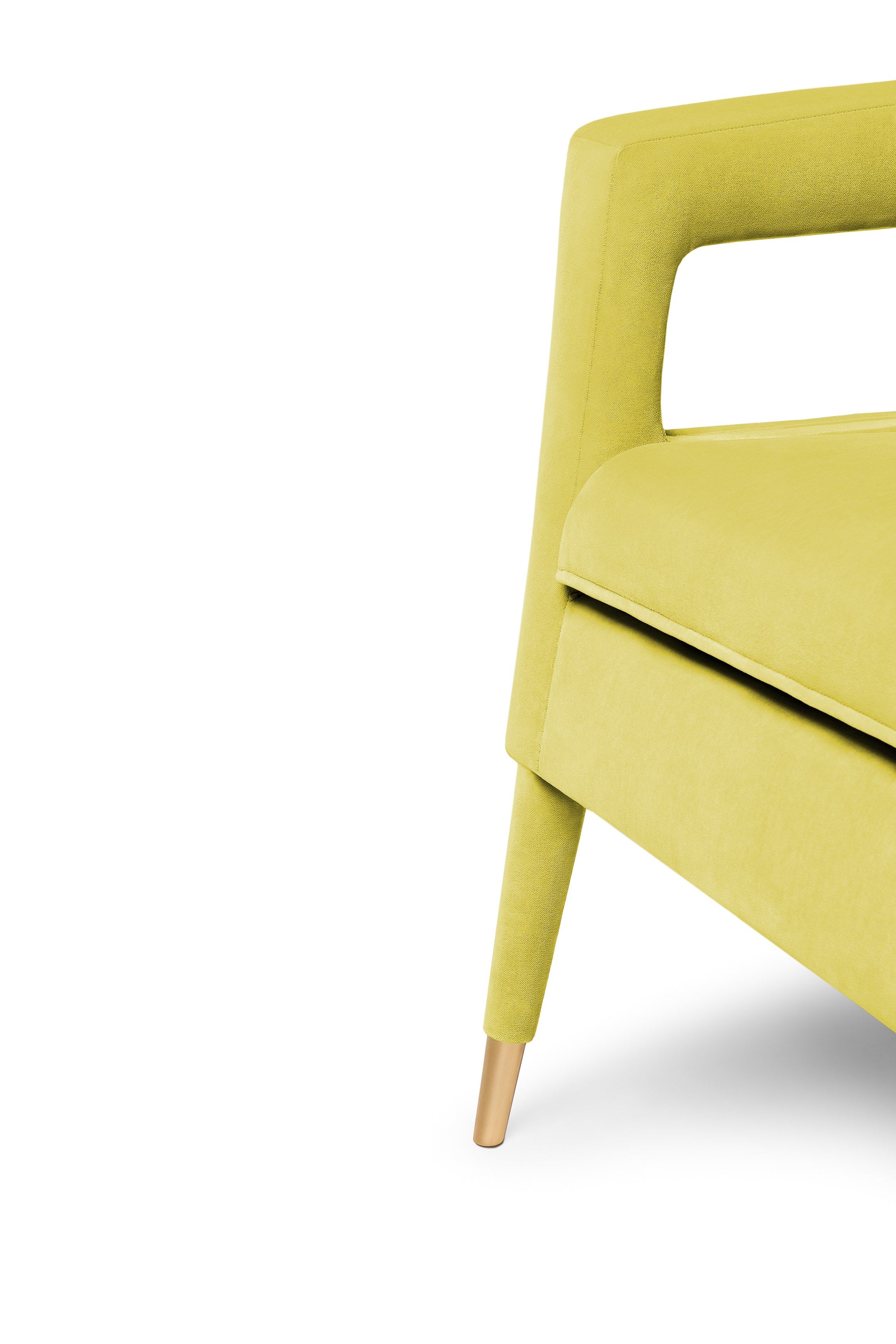 Бархатное кресло с подлокотниками Munna ARCH-00068873 - Вид №8