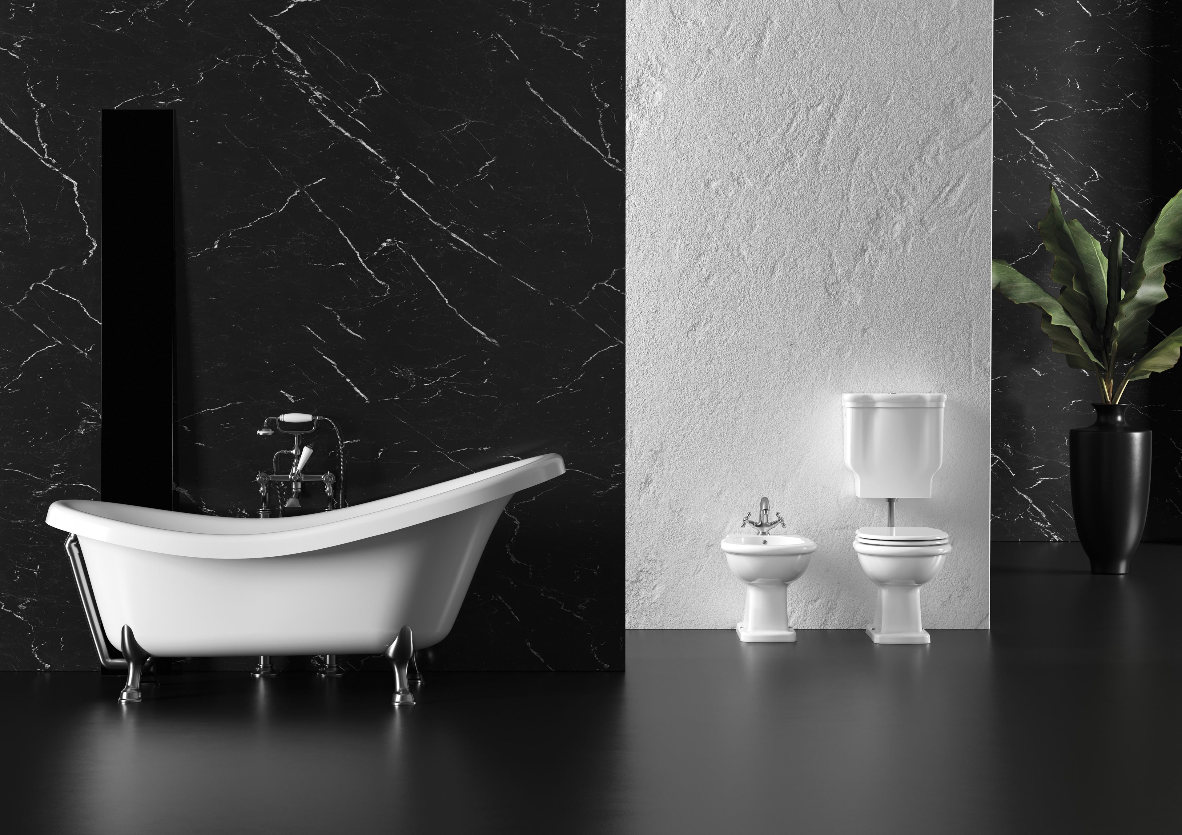 Акриловая ванна в центре комнаты на ногах Alice Ceramica ARCH-00139287 - Вид №2