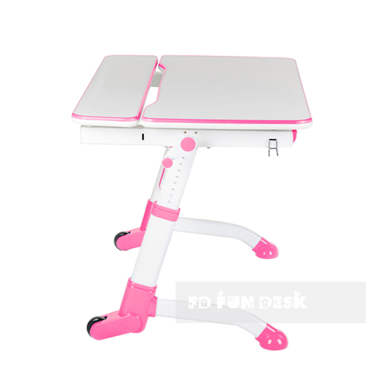 Парта детская на колесиках розовая Volare Pink FUNDESK  00-3948594 Белый;розовый Santreyd  - Вид №1