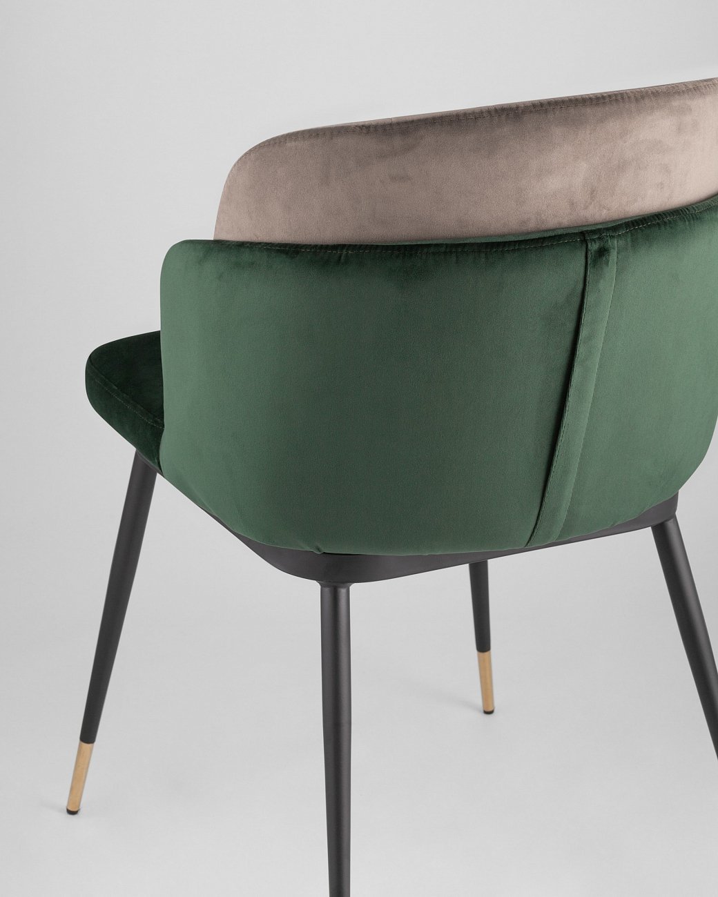 Стул со спинкой зеленый "Пенелопа" STOOL GROUP ДИЗАЙНЕРСКИЕ, ИНТЕРЬЕРНЫЕ 00-3946261 Зеленый;коричневый  - Вид №6