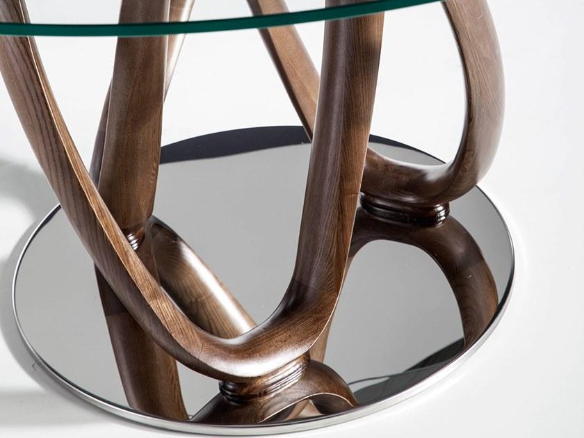 Angel Cerdá Овальный стол для гостиной из дерева и стекла Nature life 1022 Angel Cerda - Вид №3