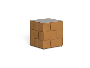 Низкая ткань квадратный садовый журнальный столик