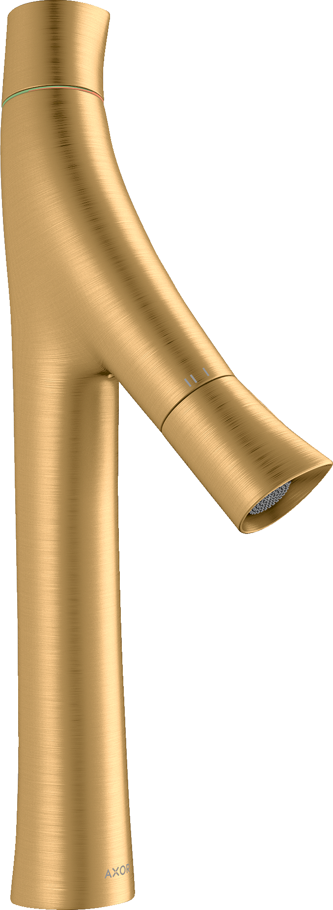 12012950 Смеситель для раковины, 2 ручки, 170, для умывальников, со сливным гарнитуром AXOR STARCK ORGANIC