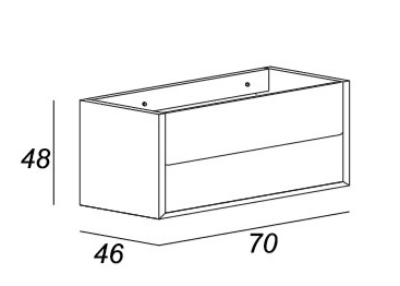 Мебель для ванной CEZARES BELLAGIO 105 White Stone - Вид №3