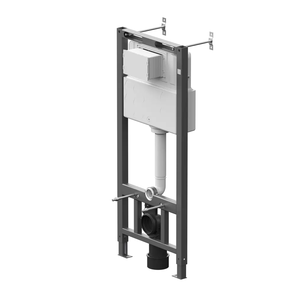 Комплект инсталляции AM.PM Tech с безободковым унитазом Iddis Lahta клавиша AM.PM Tech L хром STLM-2100609 - Вид №1