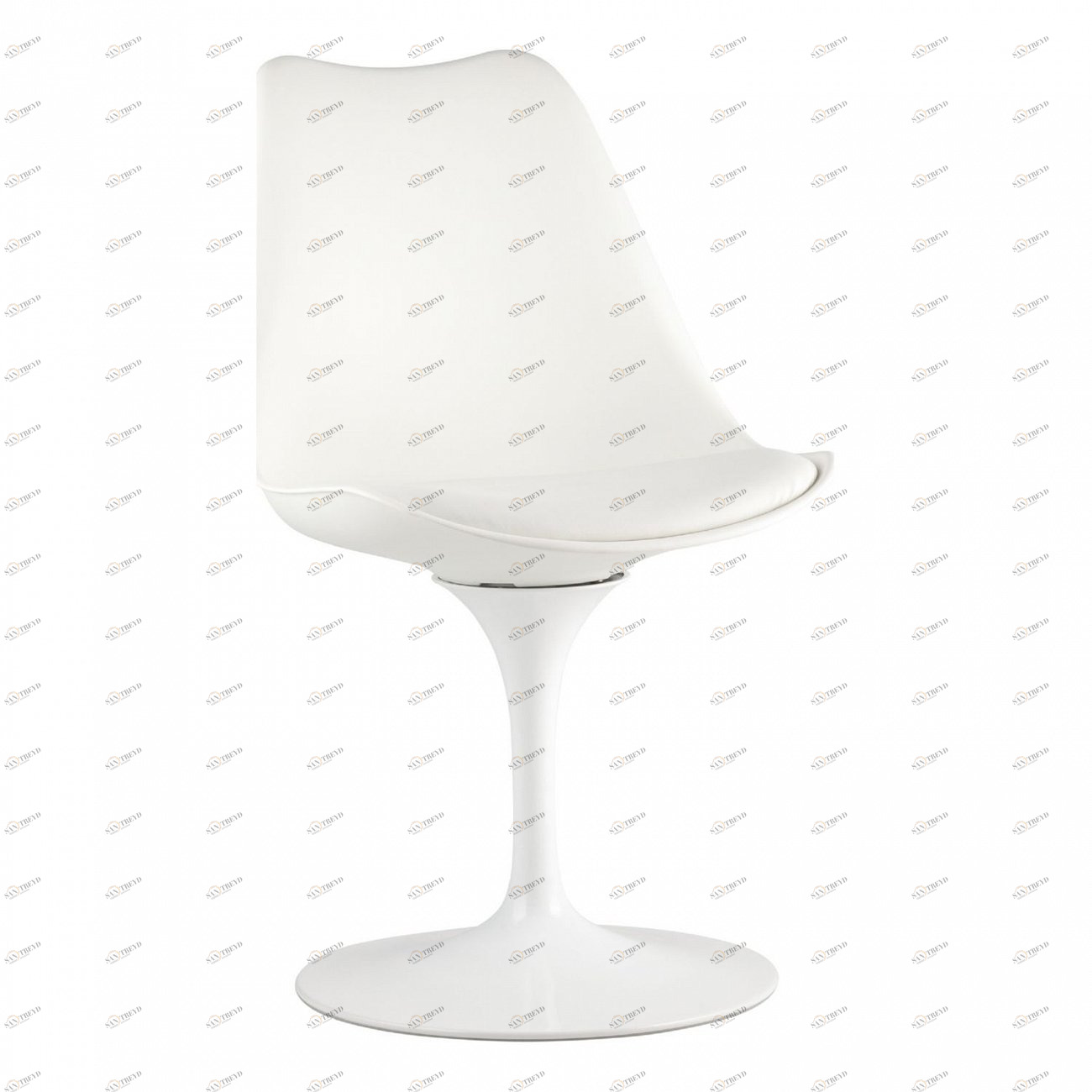 Стул пластиковый белый Tulip STOOL GROUP ДИЗАЙНЕРСКИЕ, ИНТЕРЬЕРНЫЕ 00-3881968 Белый 