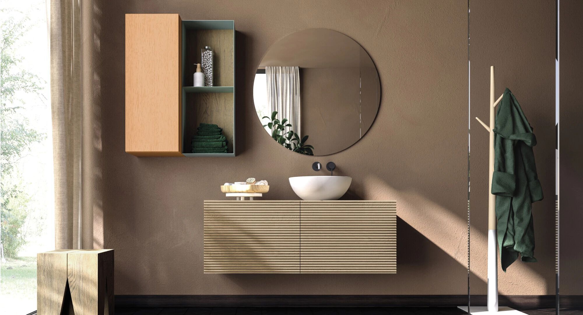 Деревянный секционный умывальник Devina Nais Ноль.16 ARCH-00051166 - Вид №4