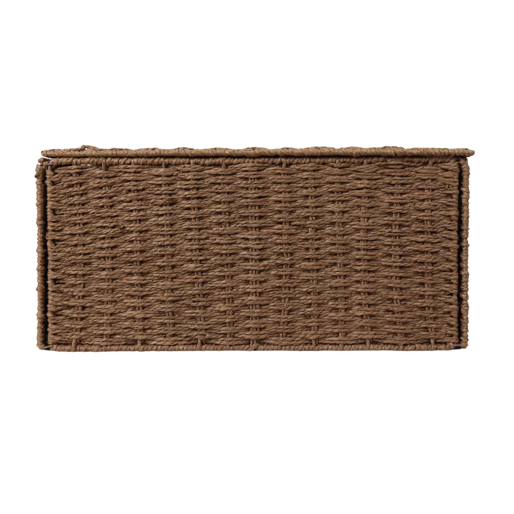 Корзина с крышкой Konsensa 31x23x15 см бумага цвет коричневый 89439450 STLM-2050287  - Вид №2