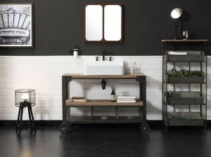 Накладная раковина на столешницу  овальная BLEU PROVENCE Industrialis