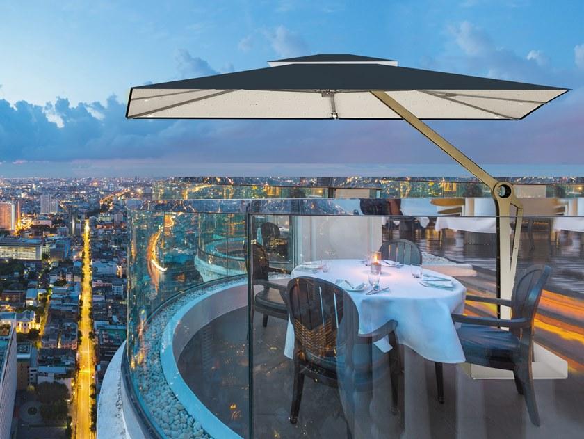 Ombrellificio Poggesi Квадратный стальной зонт с боковой стойкой sun-id-1506912 - Вид №2