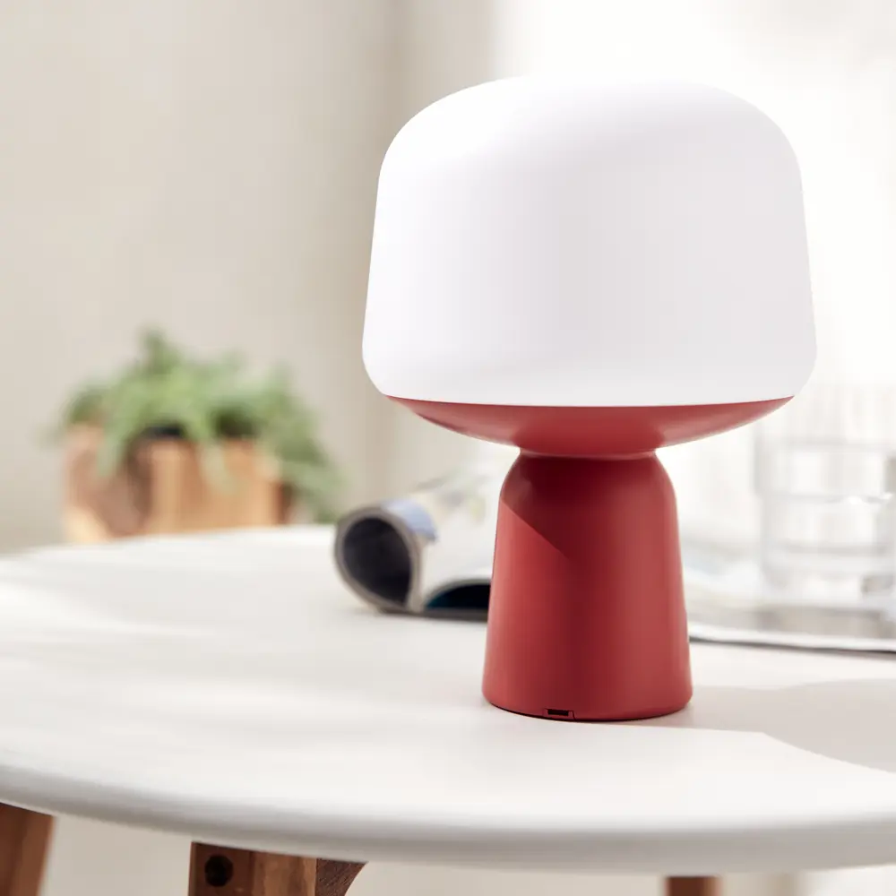 Светильник Inspire Luno LED USB 120 Лм 4000 К IP44, цвет красный 89107886 STLM-2135513  - Вид №1