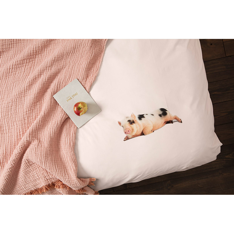 Комплект постельного белья  "Поросенок розовый" 150х200 см SNURK MISSPEGGYPINK150Х200CM - Вид №3