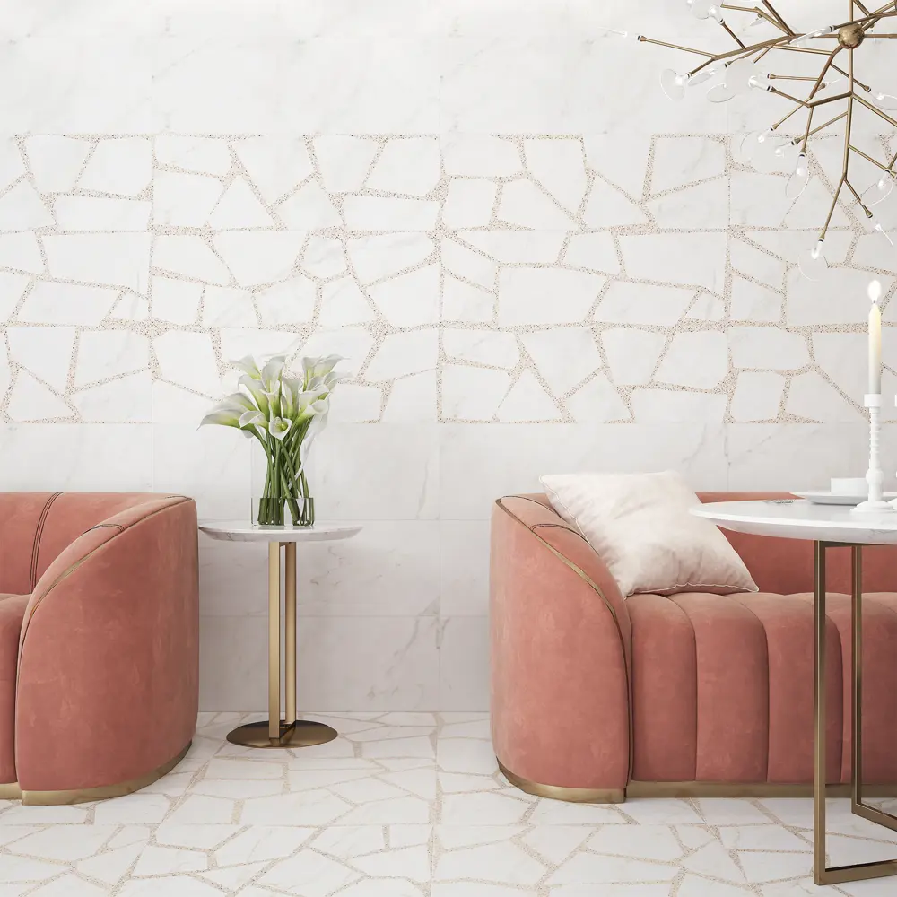 Плитка настенная Керамин Канцоне 1Д 90x30 см 1.35 м² цвет серый STLM-2139215 - Вид №4