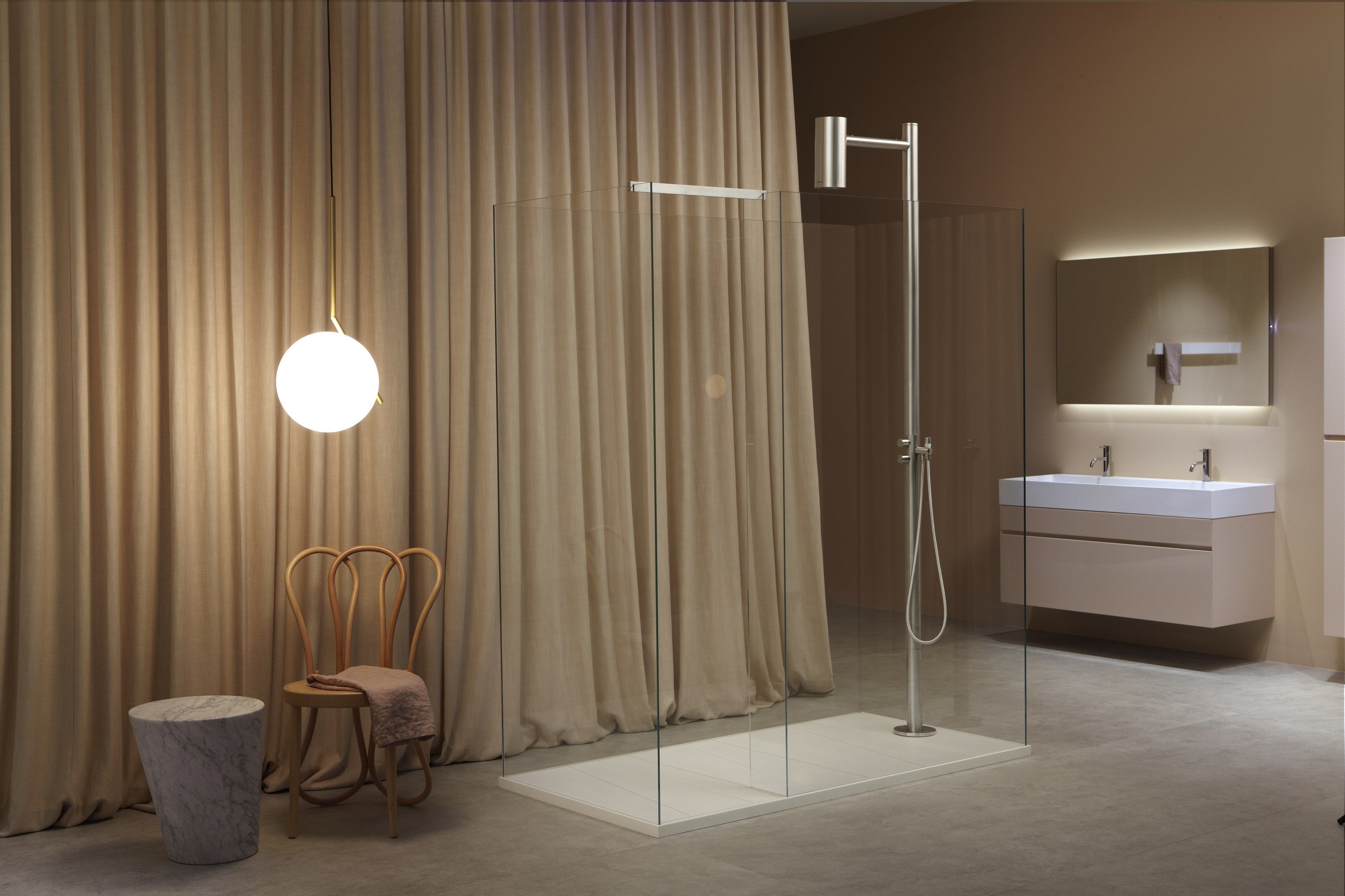 Напольная душевая колонна из нержавеющей стали с душем Antoniolupi Shawà ARCH-00027477 - Вид №9