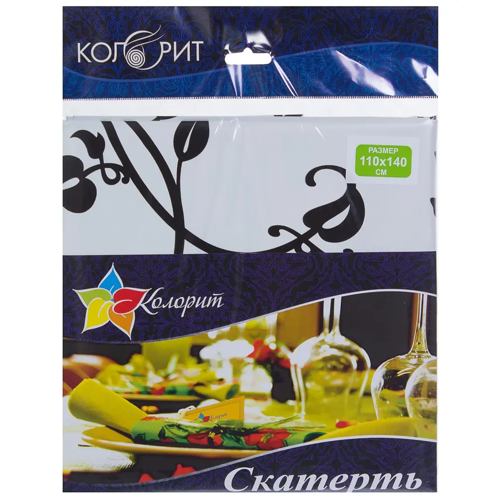 Скатерть «Чёрно-белая графика» 110х140 см ПВХ 81931773 STLM-2041350 Santreyd  - Вид №2