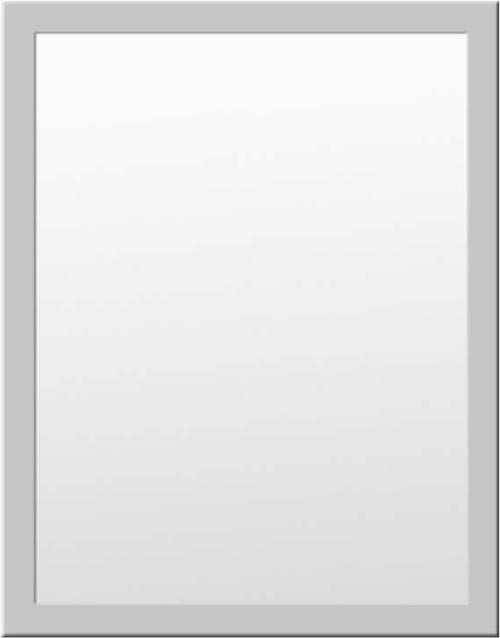 Зеркало квадратное 45x60 см / STB1005-11 Aynalar Creavit  - Вид №1