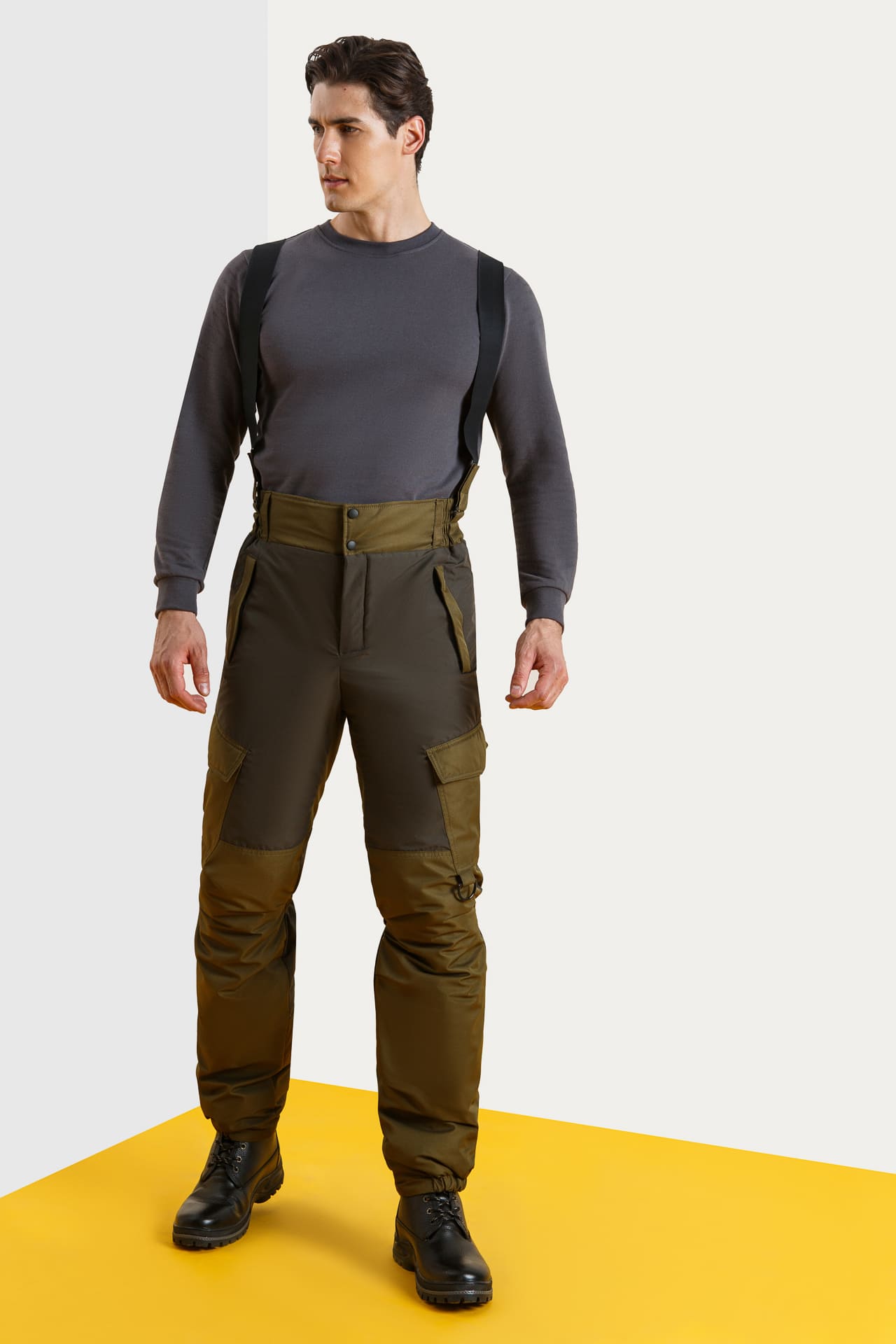 63942 Костюм  зимний хаки West Fishing  Зимняя спецодежда Santreyd  - Вид №10