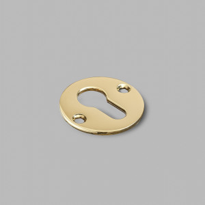 15343001212 Накладка цилиндра с отверстием PZ - латуньd line Knud Holscher