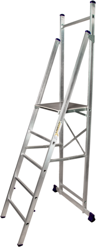 Стремянка -помост, профессиональная 5ст ALUMET APE 1405