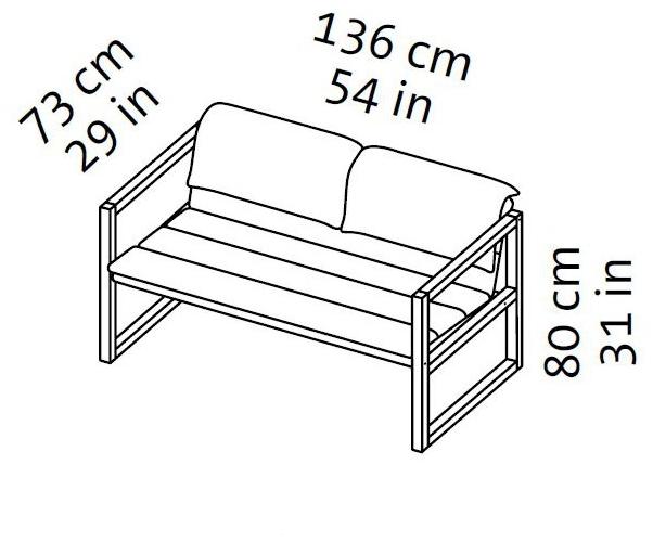 brühl Диван из ткани Muskat sun-id-1467440 - Вид №5