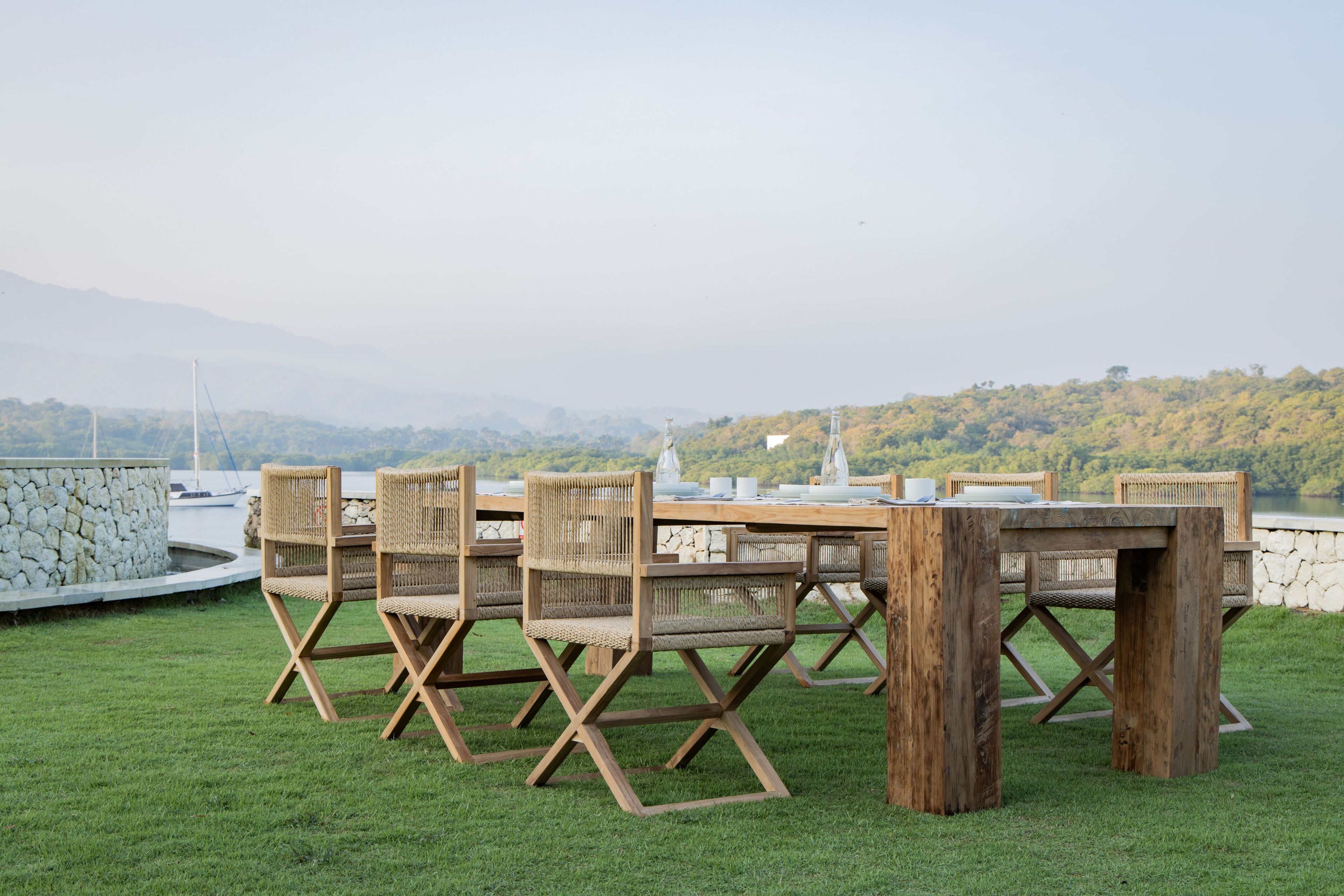 Прямоугольный садовый стол из тикового дерева cbdesign Titan ARCH-00039231 - Вид №3