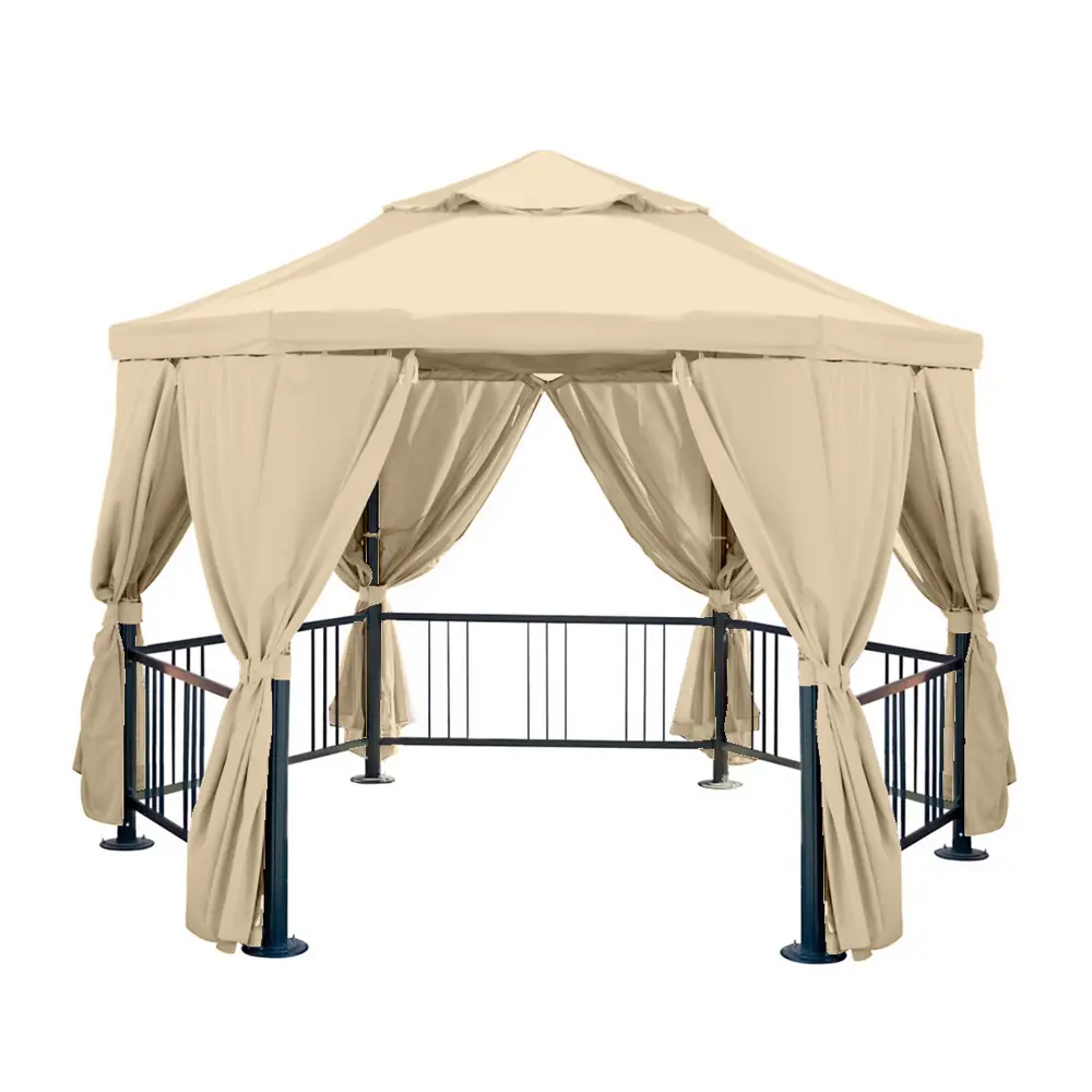 Тент садовый Green Glade 3х3хх2.75 м сталь/полиэстер бежевый 84756028 STLM-2034478 Santreyd 
