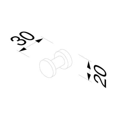 Металлическая вешалка для полотенец Geesa Nemox ARCH-00114106 - Вид №4