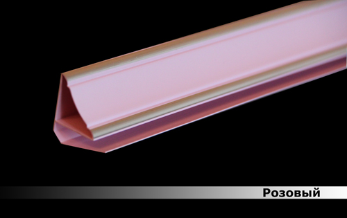 Потолочный плинтус Розовый софитто DEKOR PANEL DP276