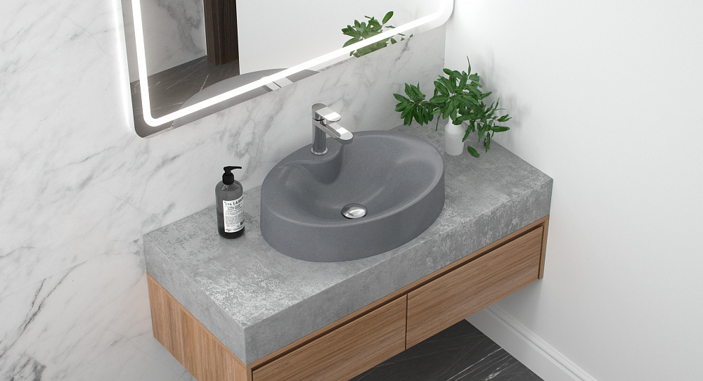 Раковина накладная Formastone Лотос 110 Лотос 110 650 - Вид №4