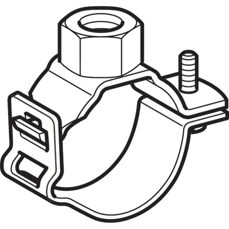 364.841.00.2 Хомут Geberit с соединительной муфтой G 1/2", регулируемый Geberit  - Вид №1