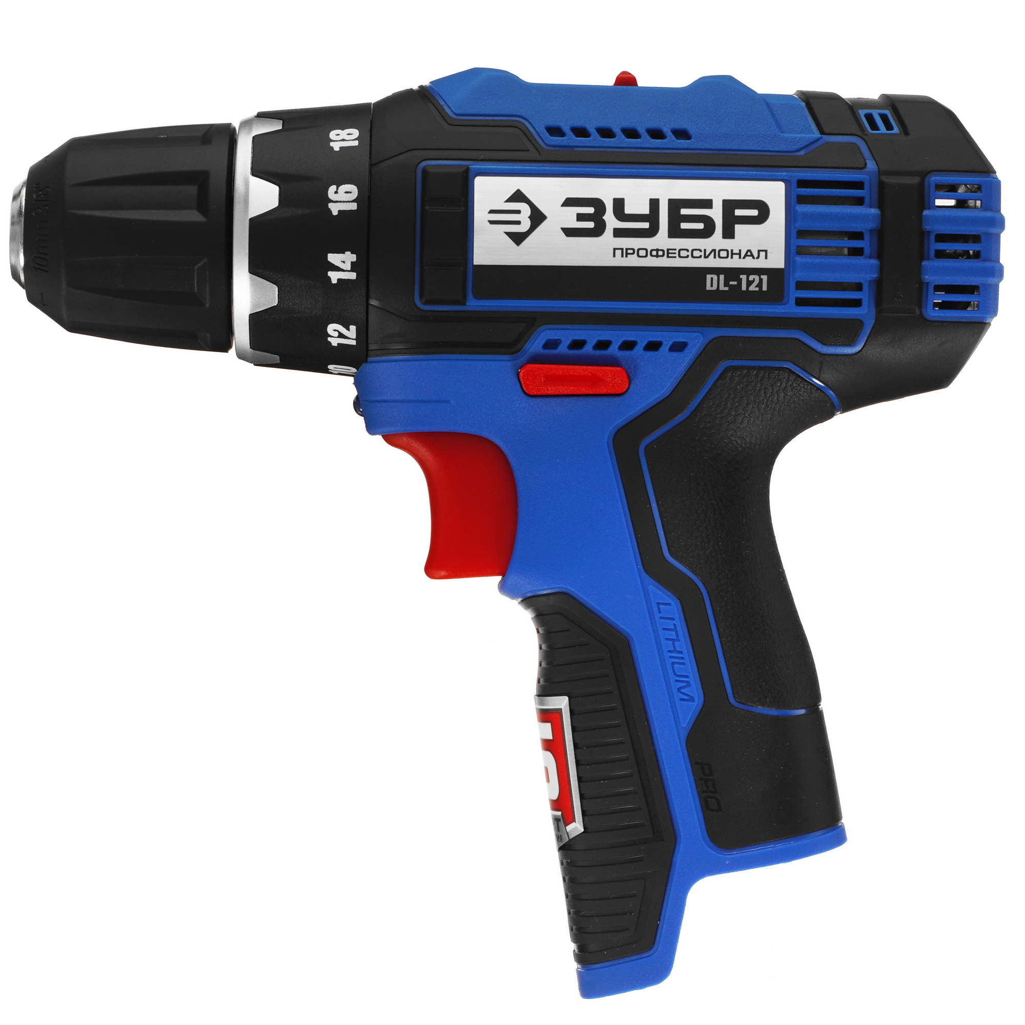 Дрель-шуруповерт Зубр DL-121 12V MAX PRO  , Без ЗУ, Без АКБ 9939275 STDN-0040519