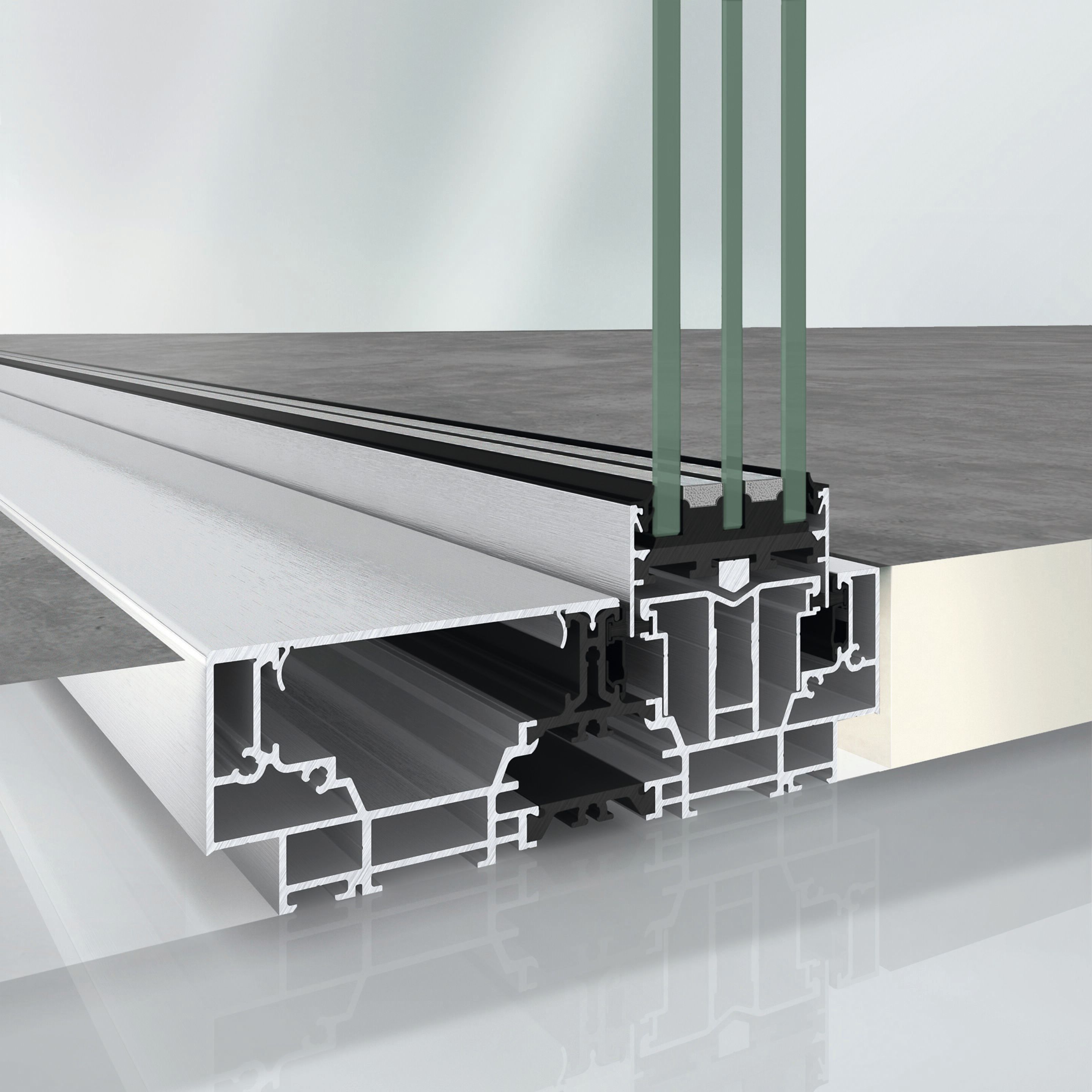 Алюминиевая и стеклянная раздвижная система Schüco Schüco AS PD 75.HI ARCH-00040078 - Вид №14