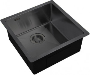 Мойка кухонная ZorG Light ZL R 440440 GRAFIT из нержавеющей стали, графит