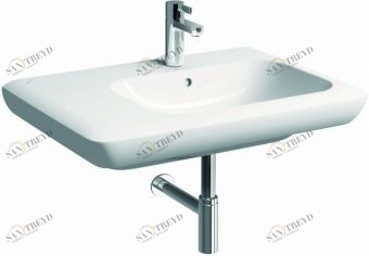 122970000 Подвесная раковина настенная прямоугольная Keramag 