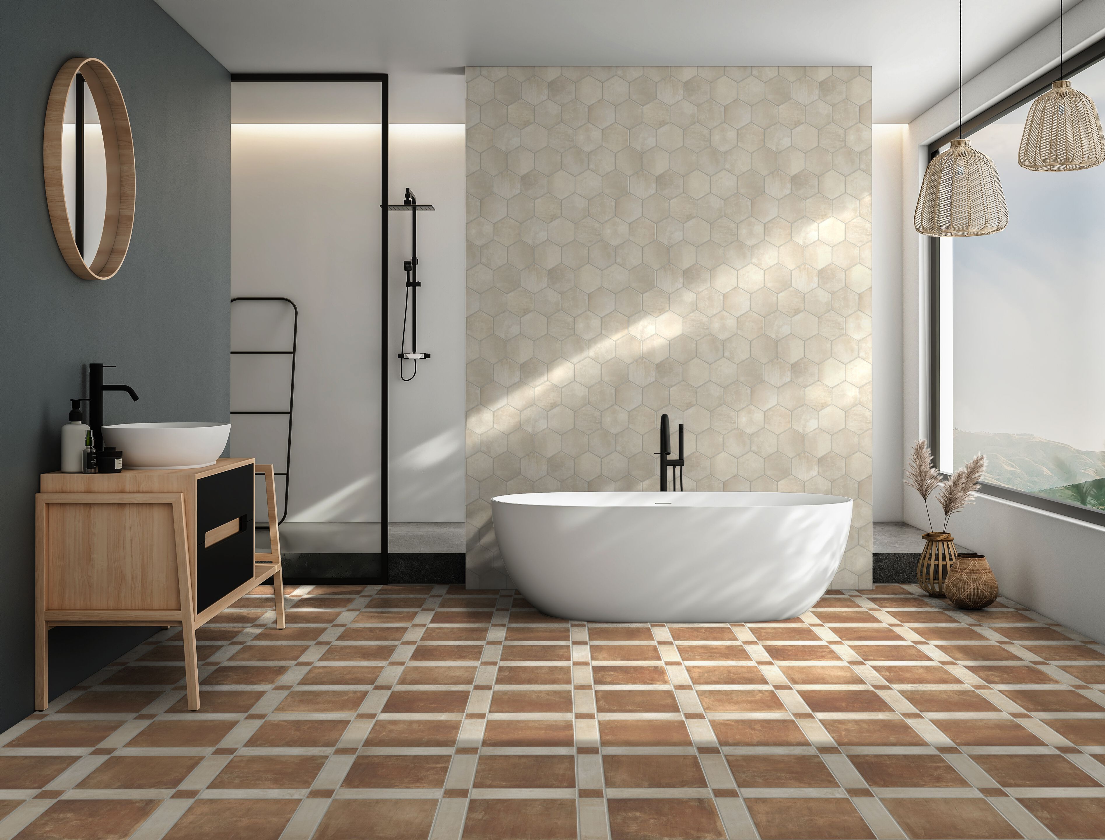 Напольное / керамогранит с терракотовым эффектом KERADOM GARFAGNANA ARCH-00110056 - Вид №8