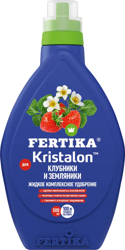 FERTIKA Кристалон — жидкое удобрение для клубники и земляники 0.5 л 18415651
