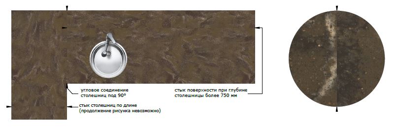 Столешницы для кухни - Исфахан LIGRON LIST165 1811 - Вид №4