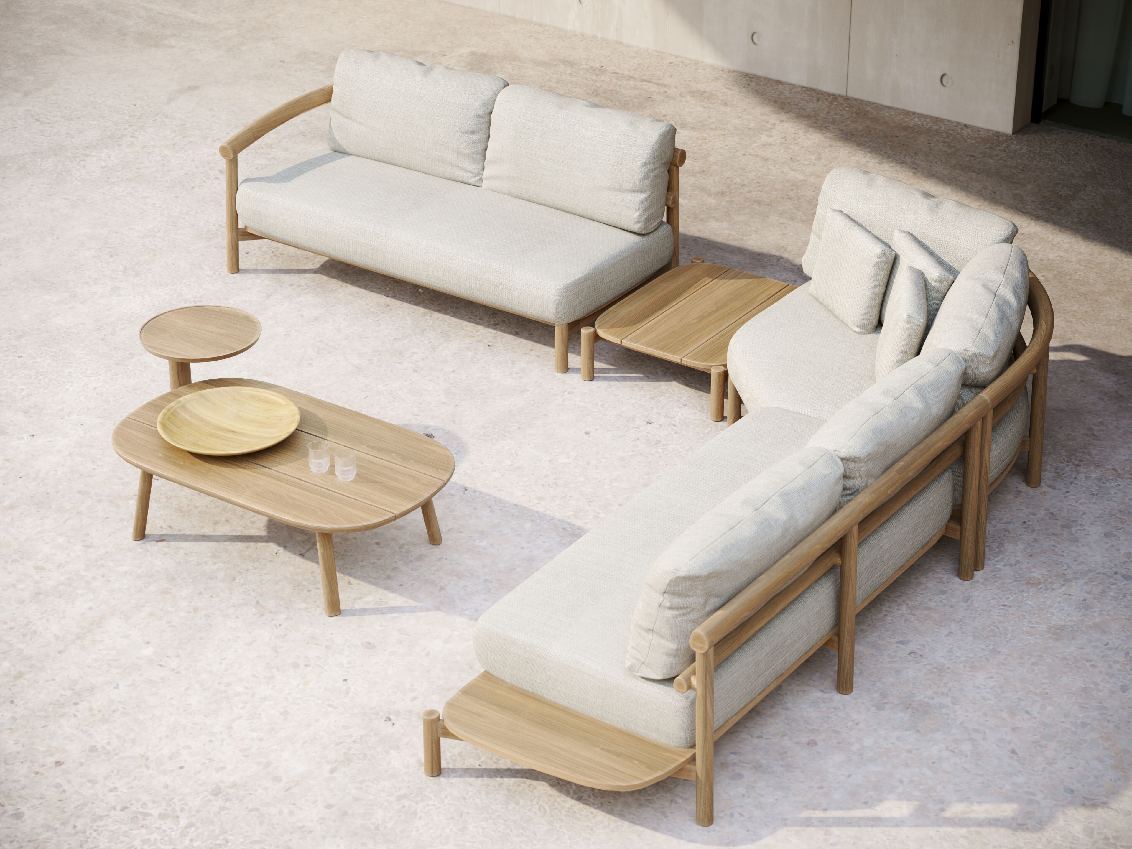 2-местный тканевый съемный садовый диван SNOC Lyora ARCH-00109406 - Вид №6