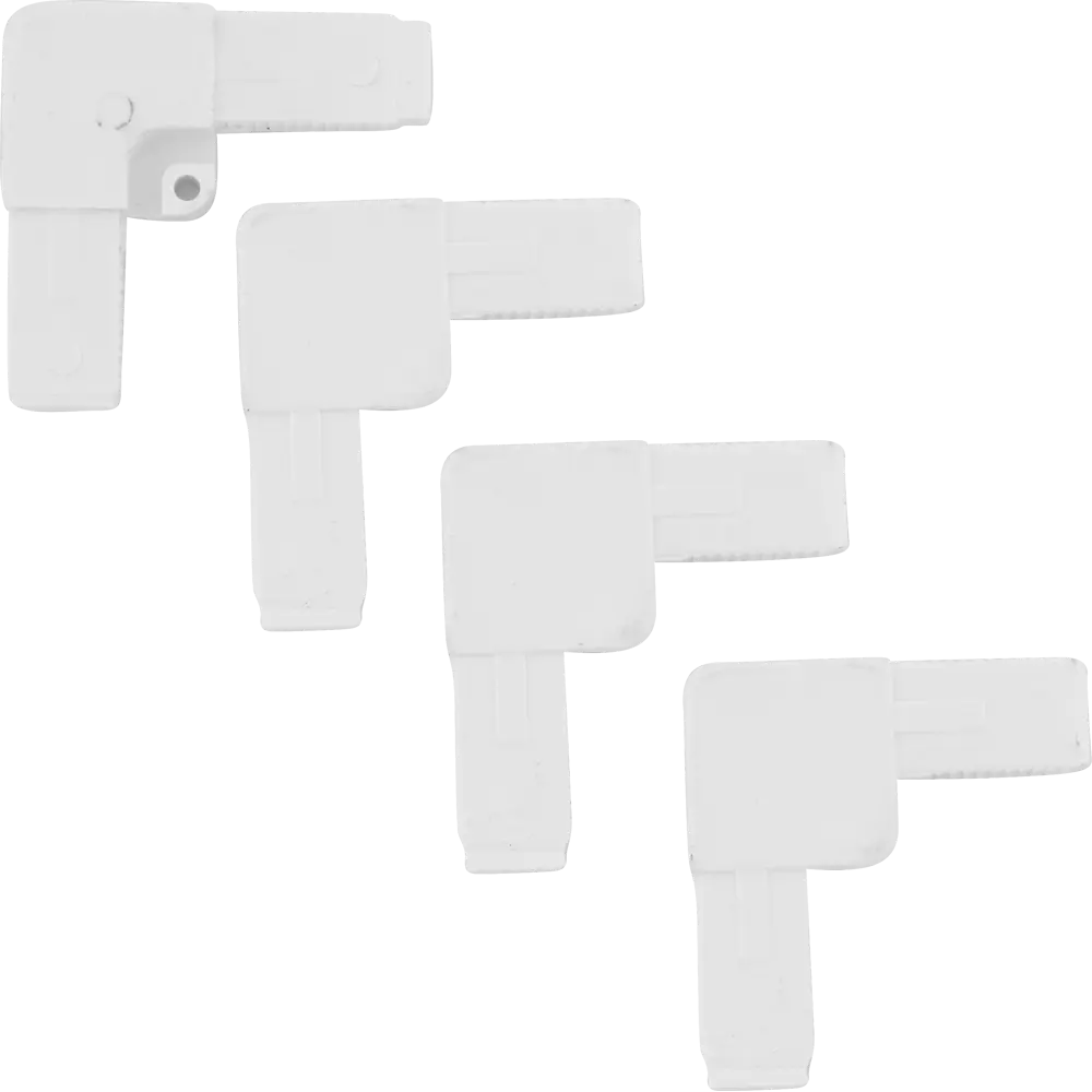 Соединительный уголок для профиля москитных сеток, 4 шт ЛЕВША STLM-2113138 - Вид №1