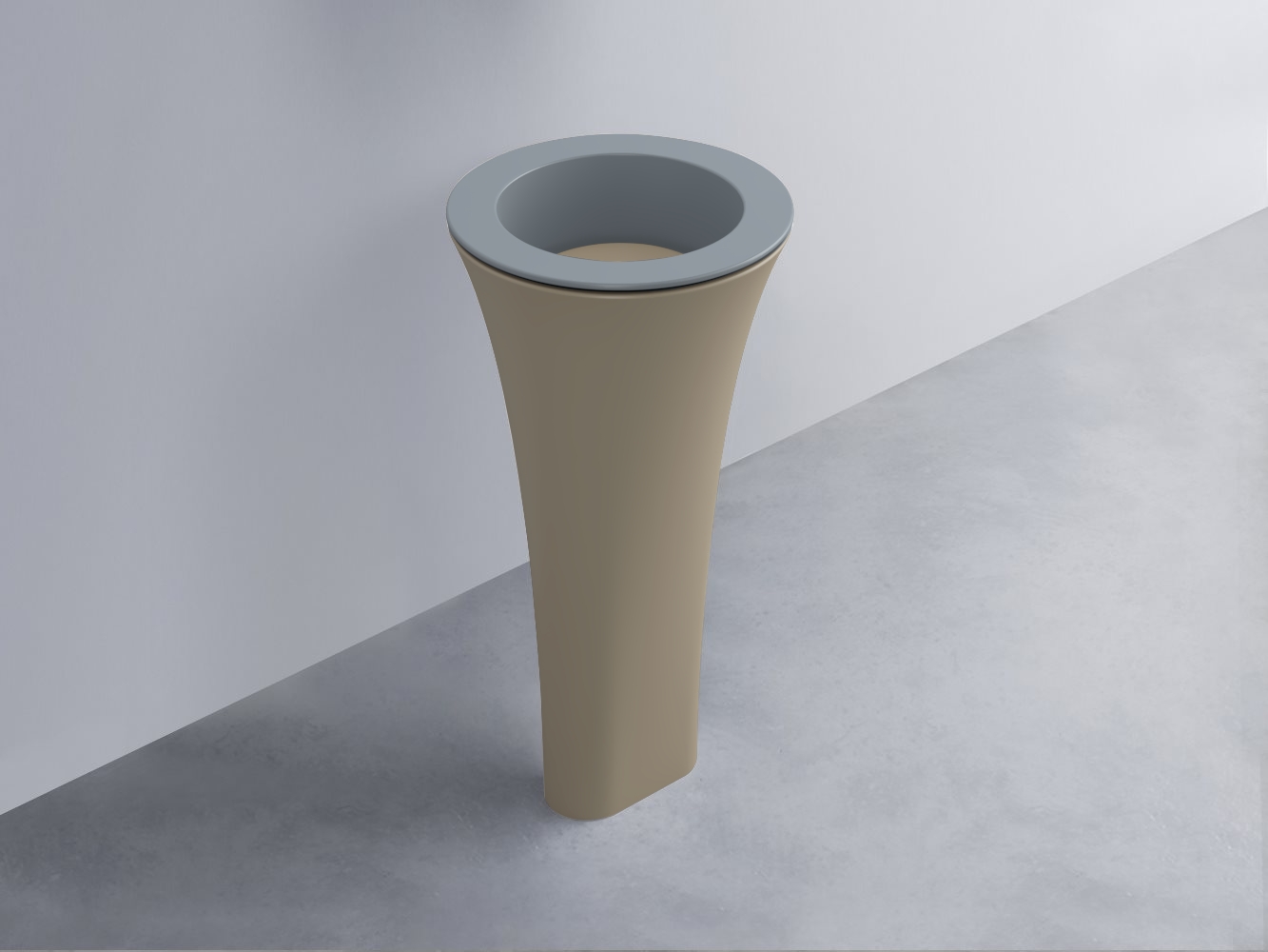 AMLA45-BR+AMPILT-AV+AMCOLT-AV Раковина Amedeo Tondo отдельностоящая cielo Enjoy + Amedeo Ceramica Cielo