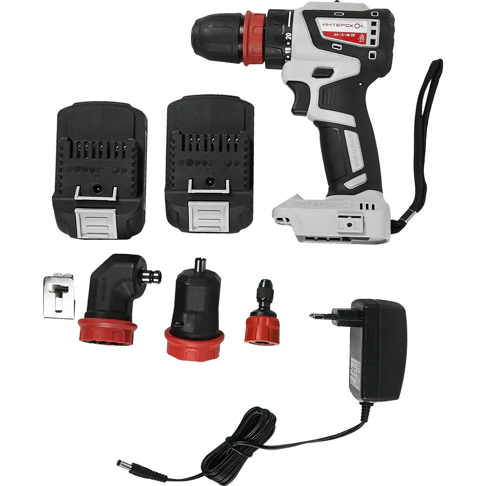 Аккумуляторный шуруповерт Интерскол ДА-13/18В с двумя батареями 89348686 STLM-0841644 - Вид №4